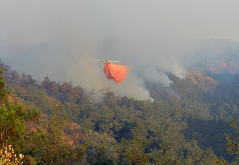 Son dakika: Marmaris’te orman yangınında son durum Cumhurbaşkanı Erdoğan helikopterle inceleme yaptı