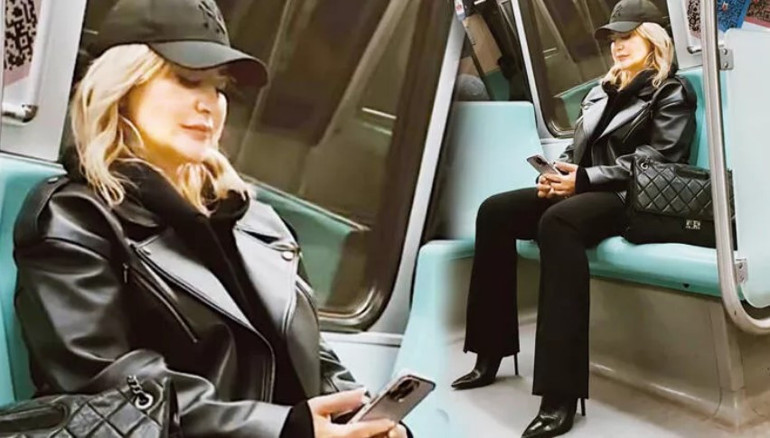 Toplu taşımada ünlü var