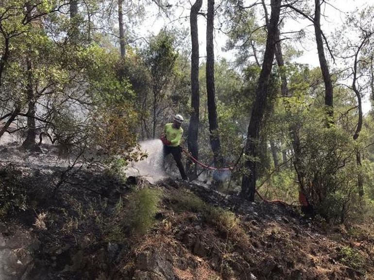 Son dakika... Marmaris yangınında 3üncü gün... Orman yangınını çıkaran zanlı tutuklandı