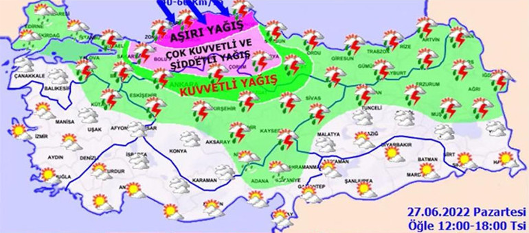Zonguldak, Bartın, Kastamonu, Karabük ve Sinopta kuvvetli yağış Bakan Soylu: Daha büyük bir felaket olabilirdi