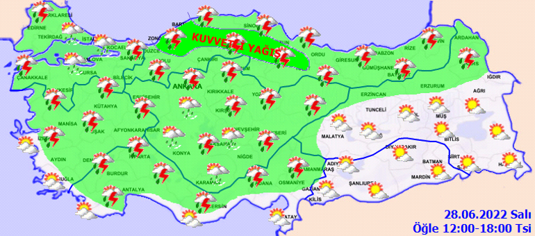 Son dakika... Meteorolojiden yeni hava durumu raporu: Kuvvetli yağış uyarısı