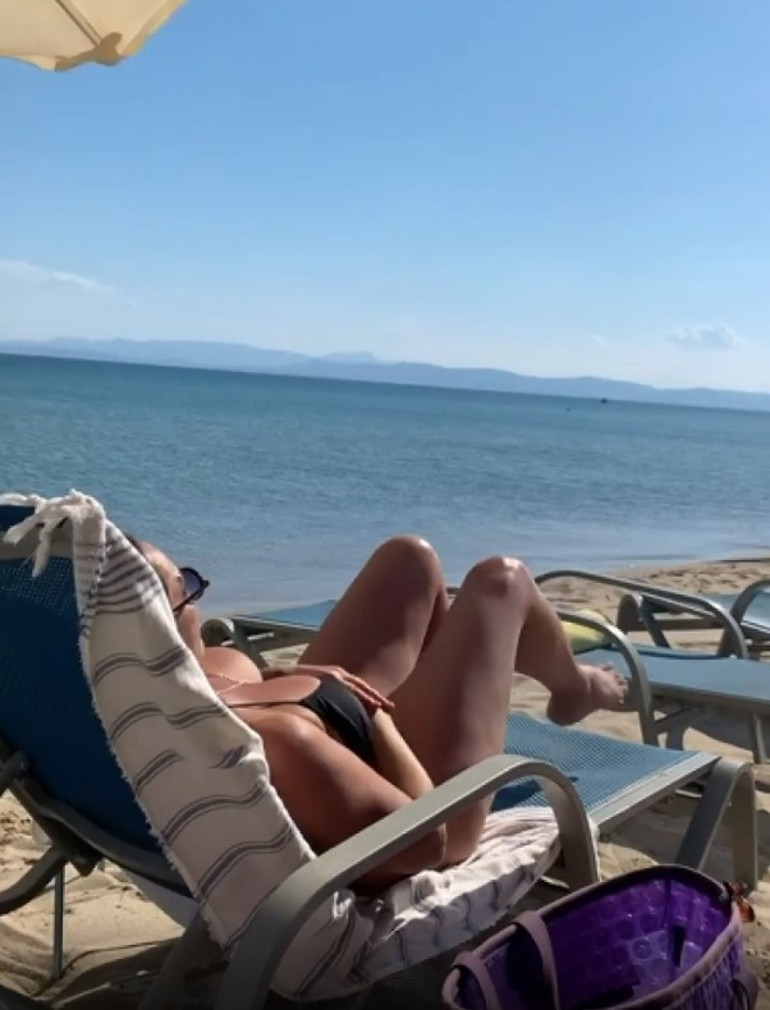 Beni bikinili göremezsiniz demişti... Fotoğrafları sosyal medyada paylaşıldı