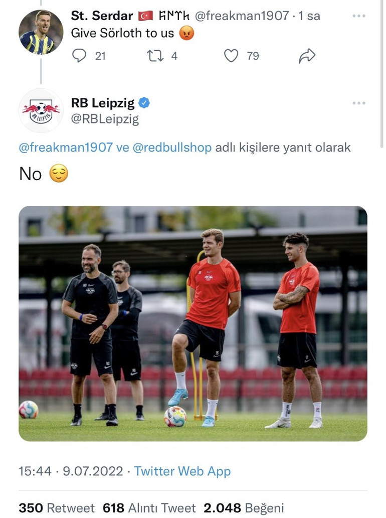 Son Dakika: Fenerbahçenin transfer listesindeki Alexander Sörloth için fotoğraflı cevap Dev teklif sonrası...