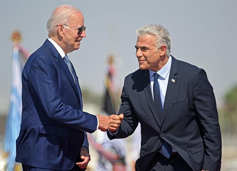ABD Başkanı Joe Biden İsrailde...
