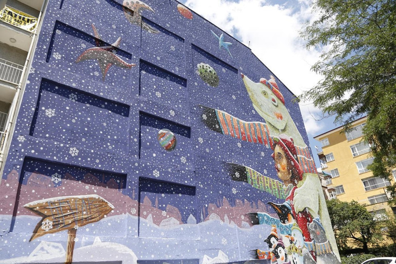 Binalar tuvale dönüşüyor