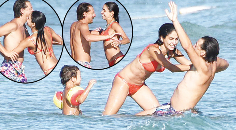 Tuvana Türkay ile İzzet Antebi tatilde