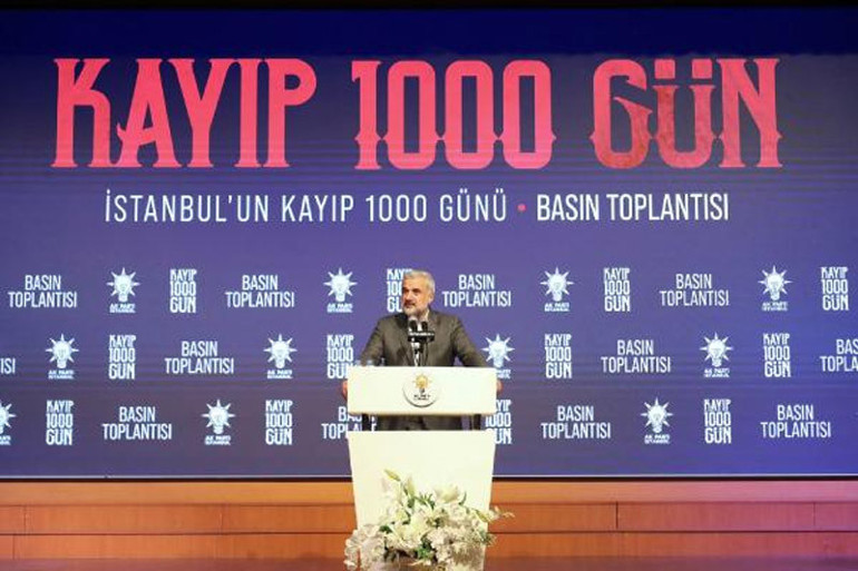 AK Parti İl Başkanlığından İstanbulun kayıp 1000 günü toplantısı