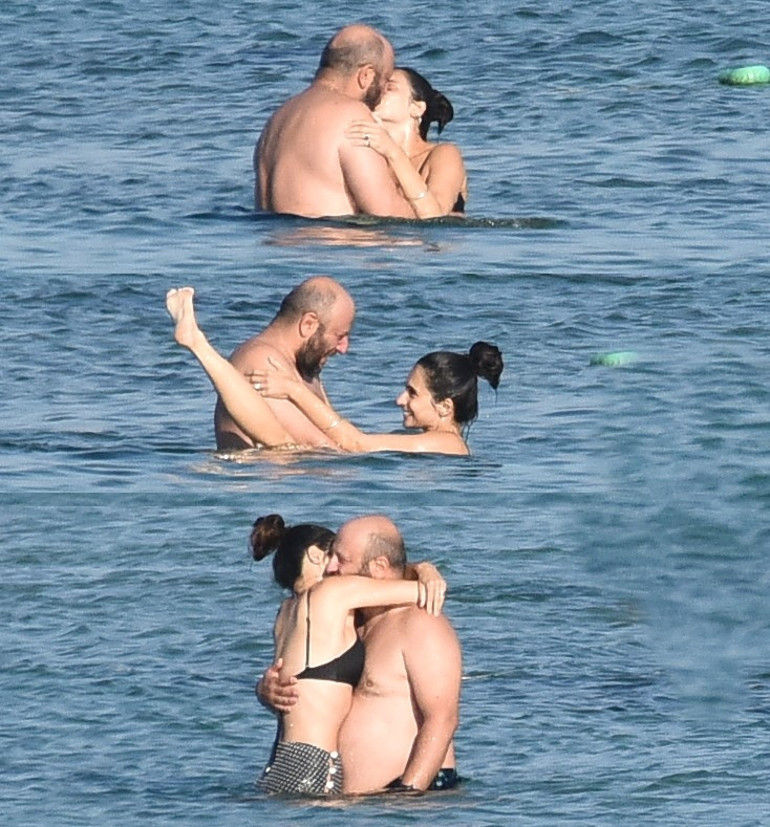 Meriç Aral ve Serkan Keskinin romantik anları