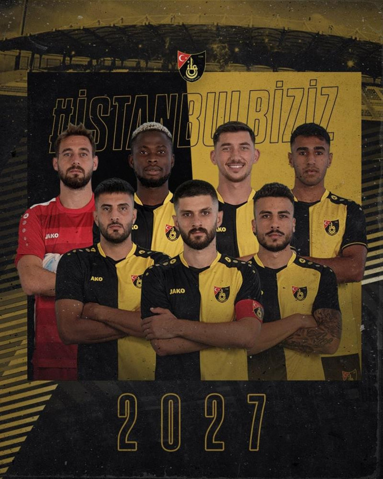 Süper Ligin yeni ekibi İstanbulspor, 7 futbolcu ile sözleşme yeniledi