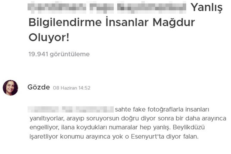 Bu ilanlara tıklayanlar dolandırılıyor Beylikdüzü ve Esenyurtta büyük oyun