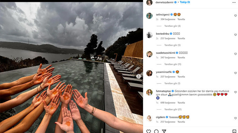 Demet Özdemirin kına gecesinde duygusal anlar... İşte ilk görüntüler