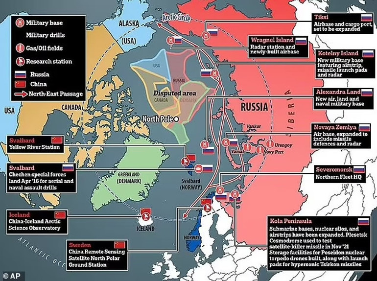 Rusya’nın ABD’yi vurabileceği en kısa yol… NATO ve ABD harekete geçti: Kuzey Kutbu’na büyükelçi çıkarması
