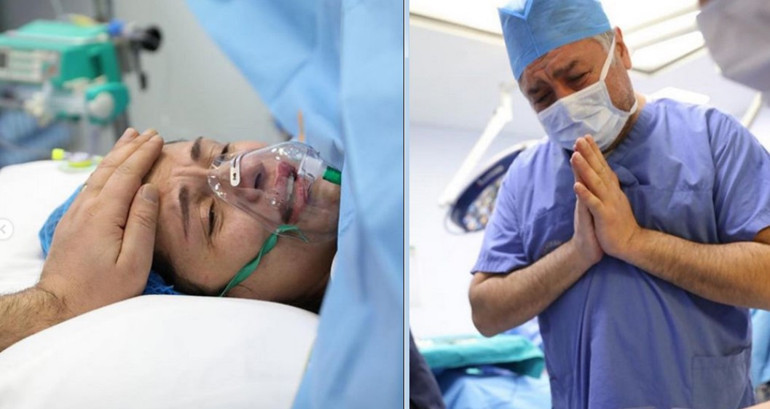 Uzun süre hasret kalmıştı... Dede-torun buluştu