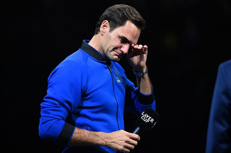Ekselansları son kez korta çıktı Roger Federer, veda maçında ağları deldi, hüngür hüngür ağladı