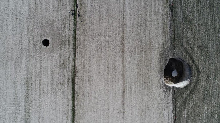 Konya Ovasında obruk sayısı 2 bin 600ü geçti