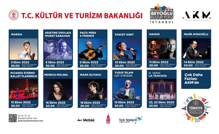 Beyoğlu Kültür Yolu Festivali 1 Ekim’de başladı