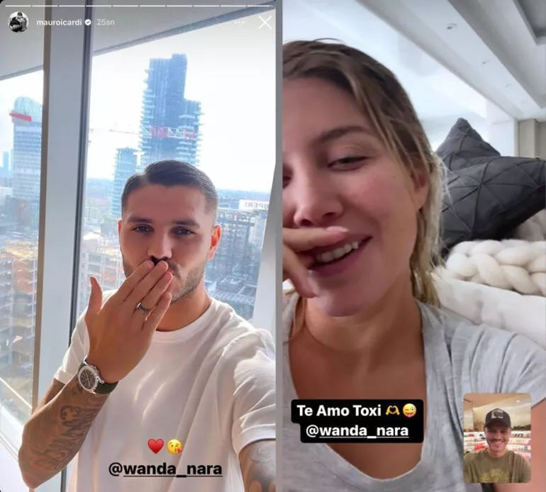 Mauro Icardi Arjantine gitti, Wanda Nara eve almadı Yasak aşk iddiasıyla mesajları ifşa etti...