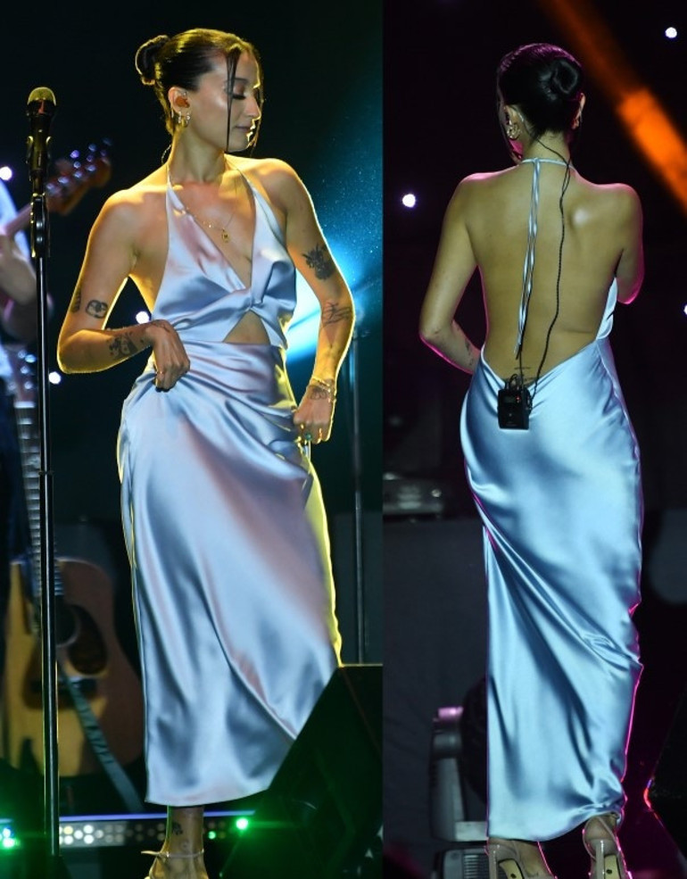Melike Şahin’in nazar önlemi