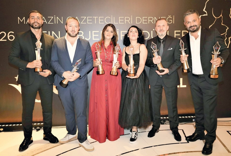 Yıldızlar buluştu... Ödüller Kanal Dye