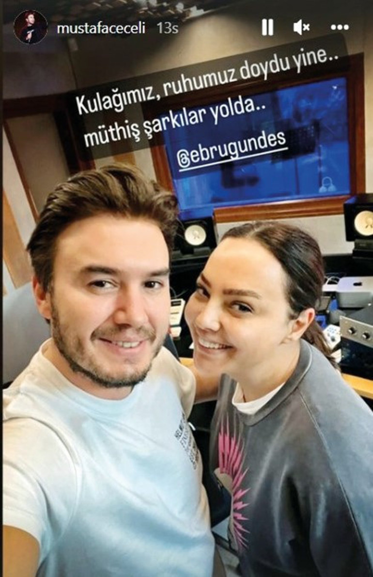 Ebru Gündeş gece gündüz stüdyoda