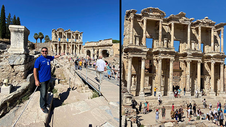 Efes Antik kentine turist akını