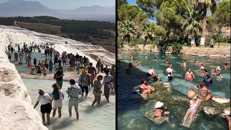 Efes Antik kentine turist akını