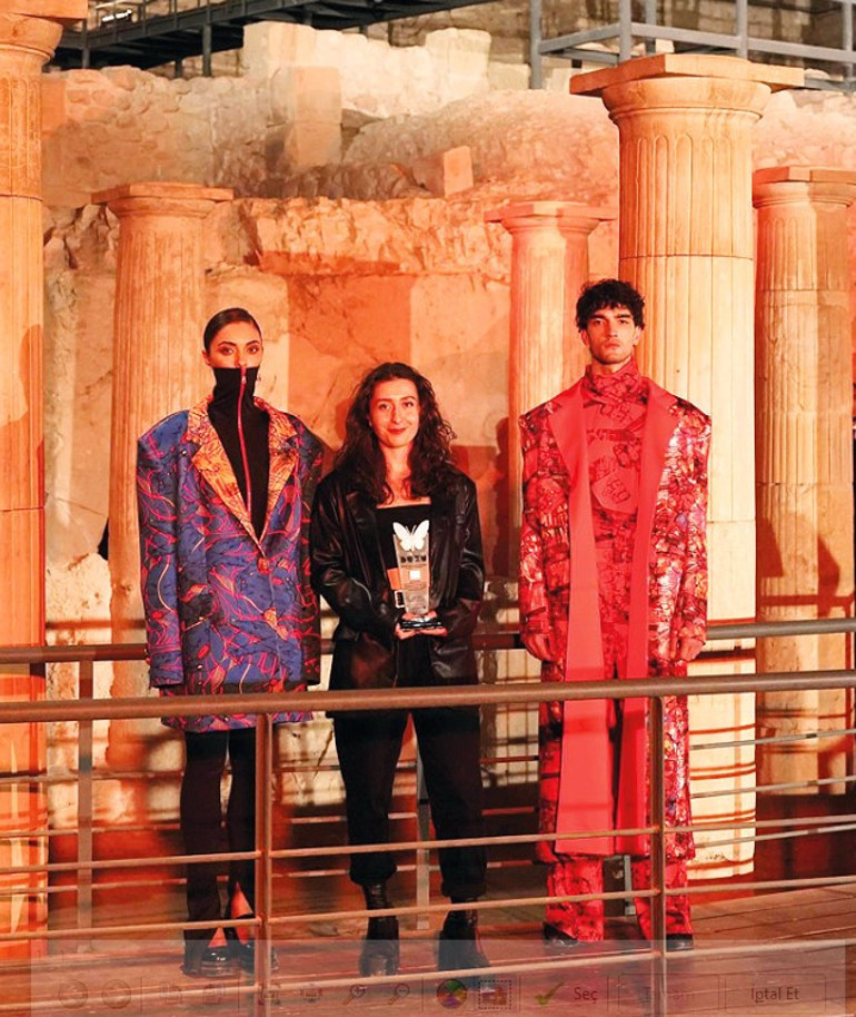 Antik kentte moda şöleni