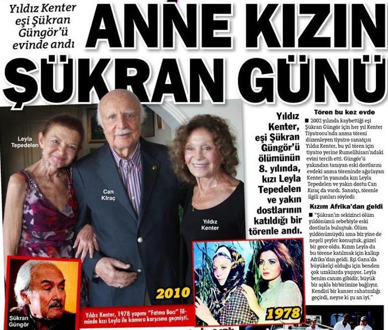 Yıldız Kenterin kızı Leyla Kenter hayatını kaybetti