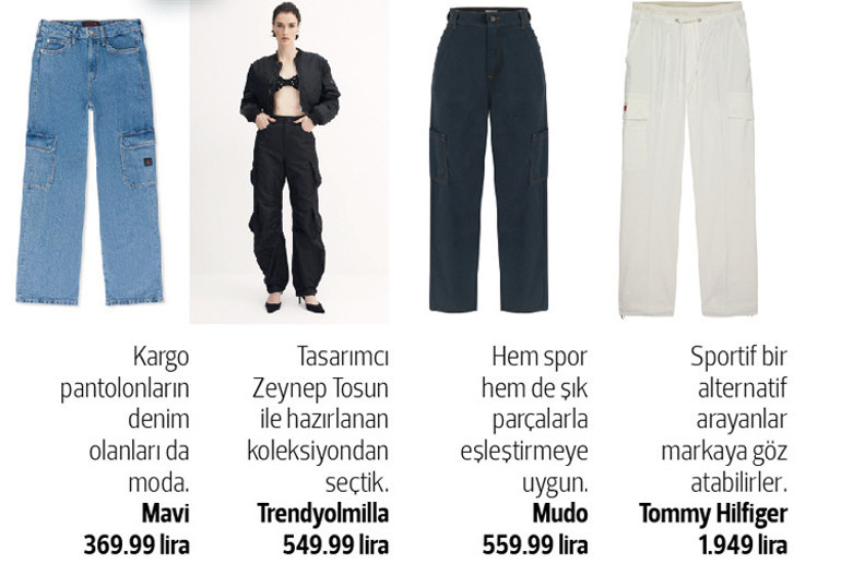 Yeniden gözde oldular: Kargo pantolonlar