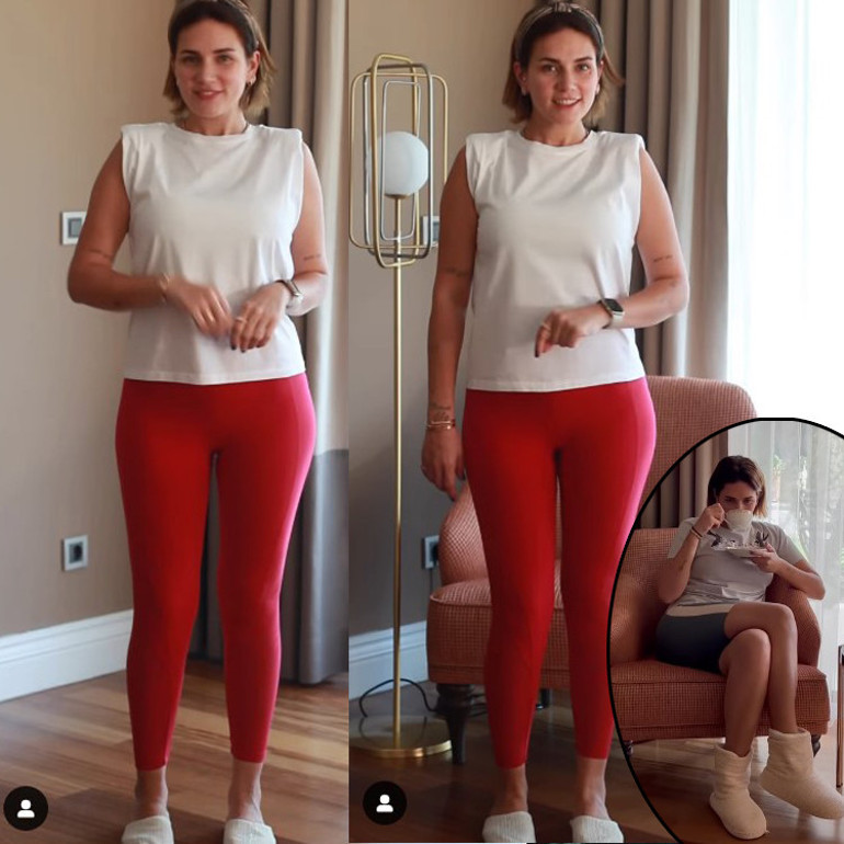 Paylaşımı takipçilerini ikiye böldü... Bu nasıl 34 beden Buse