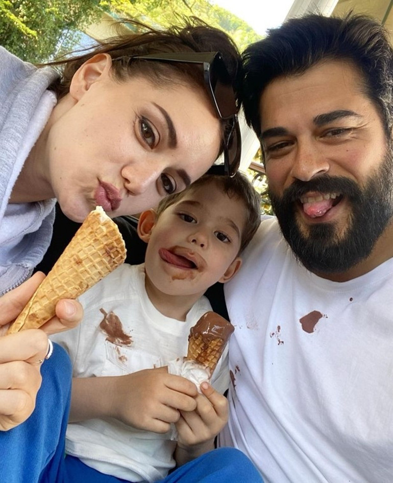 Oğluyla fotoğrafı sosyal medyayı salladı... Kıvanç baba