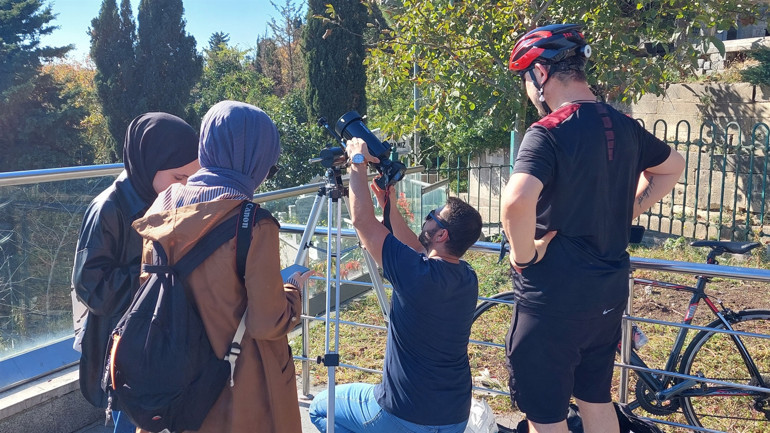 Parçalı Güneş tutulması Türkiyeden böyle gözlemlendi... İşte tutulmadan kareler