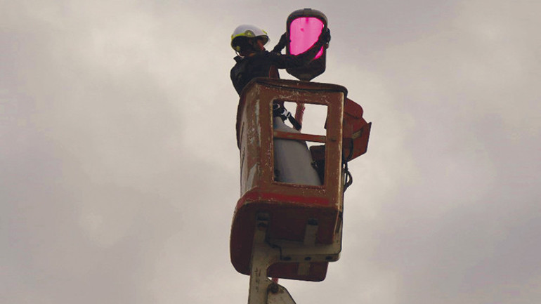 Pembe lambalar erken teşhis için yandı