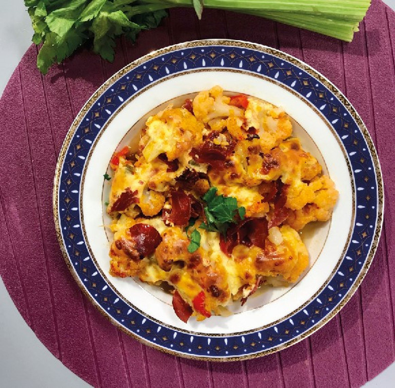 Pastırmalı karnabahar