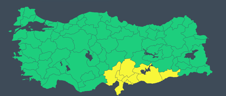 Son dakika... Meteorolojiden yeni hava durumu raporu 9 kente sarı uyarı: Toz taşınımı bekleniyor