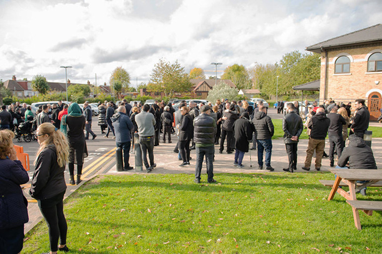 Radyocu Koray Alpergin için cenaze töreni