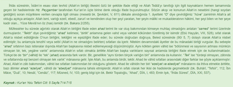 İhlas Suresi Okunuşu - İhlas Suresi Türkçe Anlamı, Arapça Yazılışı, Faziletleri ve Faydaları (Diyanet Meali)