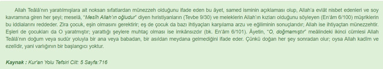 İhlas Suresi Okunuşu - İhlas Suresi Türkçe Anlamı, Arapça Yazılışı, Faziletleri ve Faydaları (Diyanet Meali)