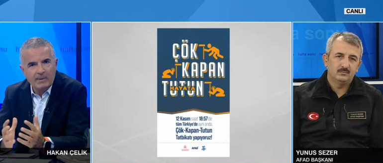 Son dakika... Ülke genelinde Deprem Anı Ülke Tatbikatı yapılacak Tüm gözler 18:57de