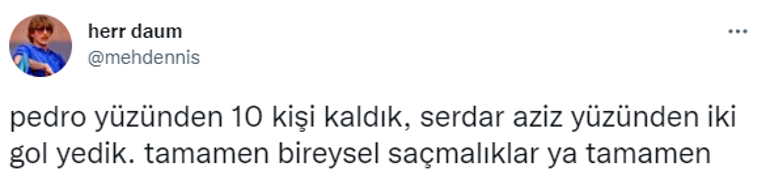 Fenerbahçe-Giresunspor maçında Serdar Azizden kritik hatalar Tarihte bir ilk yaşandı