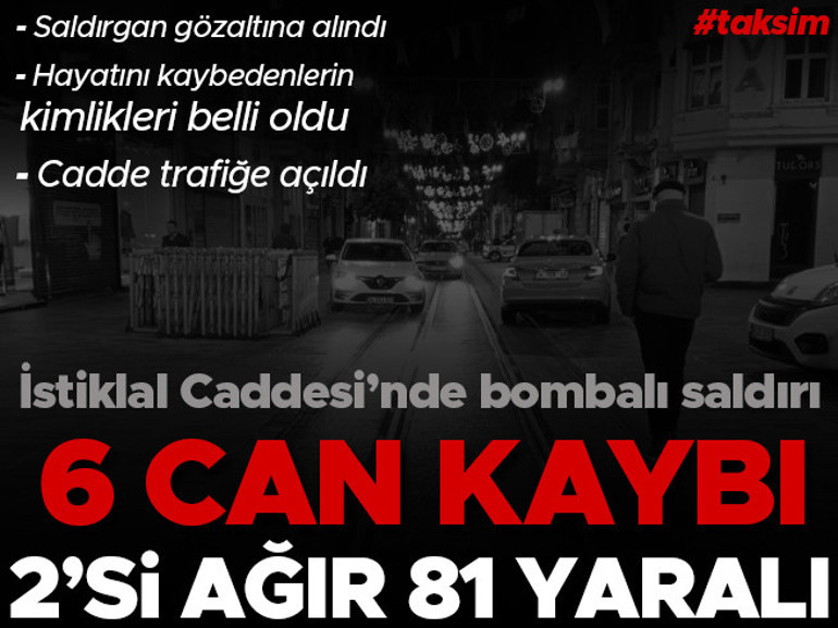 Son dakika: Bakan Bozdağ İstiklal Caddesindeki bombalı saldırının detaylarını paylaştı: Bir kadın bankta 45 dakika kadar oturuyor