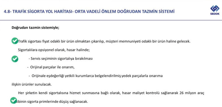 Trafik sigortasında önemli değişiklik Kaza yapmayan sürücüye indirim