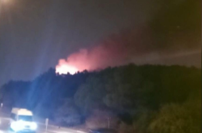 Aydos ormanında yangın