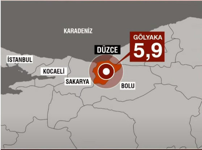 Son Dakika Deprem Haberi: Düzcede 5.9 büyüklüğünde deprem İstanbul ve Ankarada da hissedildi... 1i ağır 68 yaralı