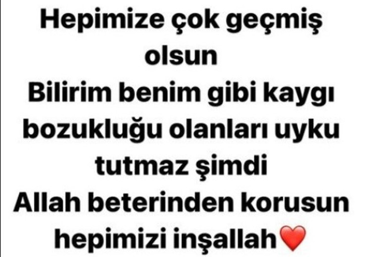 Ünlü isimlerden 5.9luk deprem sonrası mesajlar: Bizimkilerle konuştum, evde her şey devrilmiş