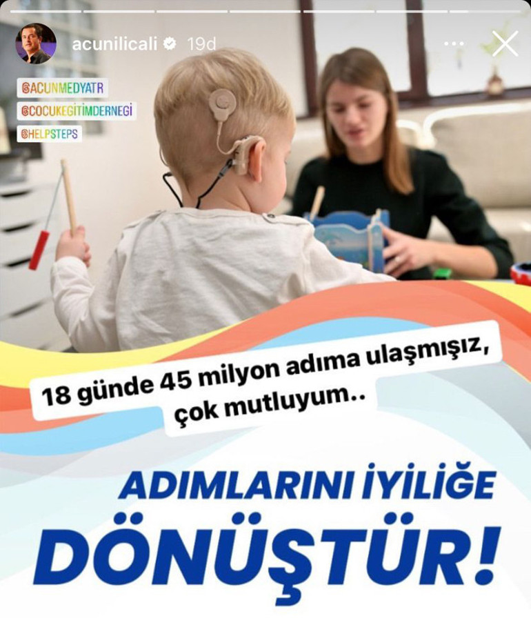 Acun Ilıcalıdan işitme engelli çocuklara büyük destek