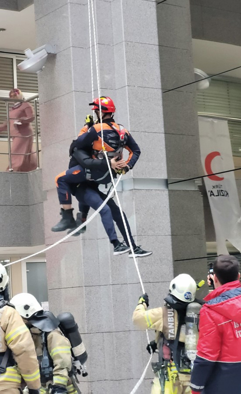 Avrupa’nın en büyük adliyesinde tatbikat
