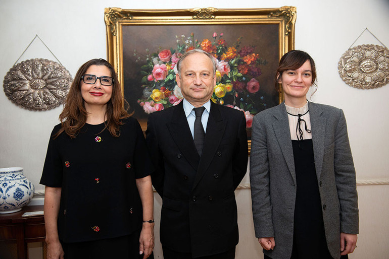 Başkonsolosluk rezidansında öğretmenlere resepsiyon verildi