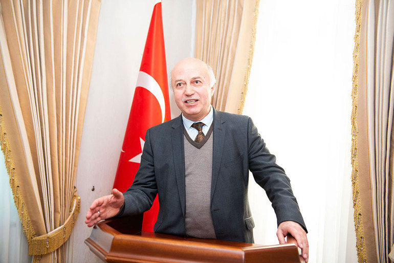 Başkonsolosluk rezidansında öğretmenlere resepsiyon verildi