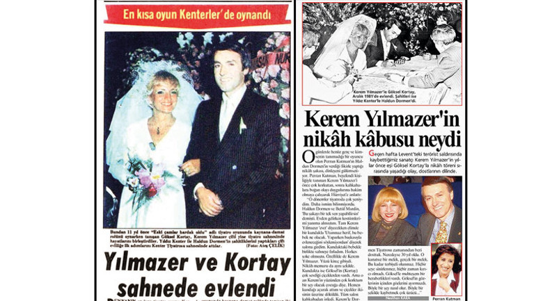 Kucağında kundakla nikah bastı